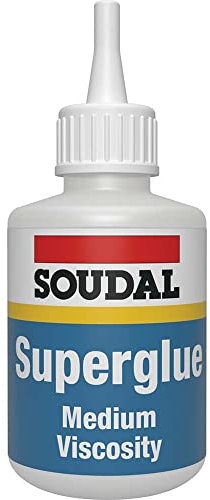 SOUDAL Adhesivo de cianocrilato de alta visibilidad, 50 g.