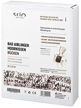 SCIO Bad Aiblinger Moorkissen Rücken - Wärmekissen, Thermokissen – Wärmetherapie und Kältetherapie für Zuhause Braun