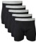 Gildan Herren Boxershorts mit Normalem Bein, Multipack Retroshorts, Schwarz (5er-pack), XXL EU