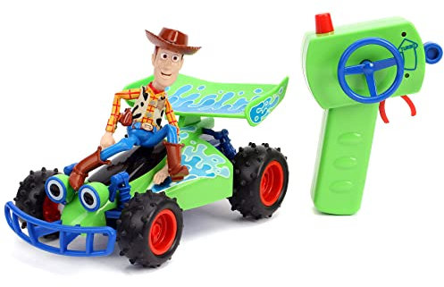 Disney Pixar Toy Story 4 Turbo Buggy W/Woody Radio Control Vehicle, 2.4 Ghz, 1: 24