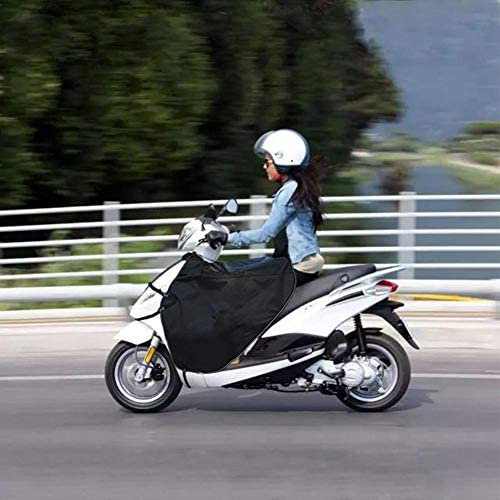 Dequate Winter Universal Wasserdicht Warmer Beinschutz für Scooter Elektroautos Roller Motorrad Motorroller, Motorrad-Wetterschutz Legcover for Scooter, Schwarz