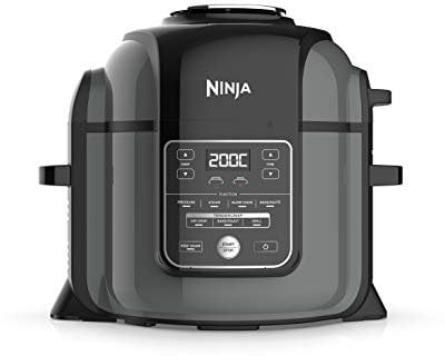 Ninja Foodi MAX Multi-Cooker [OP450UK], 7-in-1, 7.5L, Electric Pressure Cooker and Air Fryer, Grey and Black