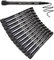 ABEIER Whiteboard Marker, 12 Schwarz Schwamm Whiteboard Stifte, Magnetisch, Trocken Abwischbar, Rundspitze 1-2mm, Perfekt für Zuhause, Schule, Büro