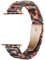 MaKTech Résine Bracelet Poids Léger avec Fermoir en Acier Compatible avec Apple iWatch Série 10/9/Ultra 2/SE/8/7[2024] (42mm/41/40mm,Ton Tortue)