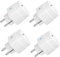 Jinvoo Smart Plug, WLAN-Steckdose, WiFi-Fernbedienung Mini-Steckdose,Smart-Steckdose, Alexa-Steckdose kompatibel mit Alexa, Google Home, Smart Life,Fernbedienung, 16 A, 2er-Pack