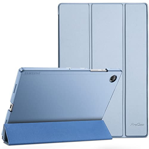 ProCase Funda para Galaxy Tab A8 10.5 2021, Capa Delgada Protectora para Samsung Galaxy Tab A8 10.5 Pulgadas X200 X205 X207 -Azul Celeste