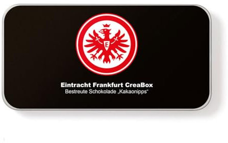 Eintracht Frankfurt - Die offizielle CreaBox mit bestreuter Tafelschokolade Kakaonipps - Offizieller Eintracht Frankfurt Merch