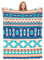 Azteken-Decke, Tribal-Ethno-Muster, Texturen, Boho, abstrakt, geometrischer Kunstdruck, Decke für Couch, Bettwäsche, Sofa, Stuhl, Auto, Azteken-Dekor, Geschenke, weich, warm, bedruckter