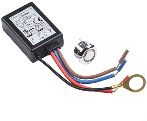 LD-600S High-voltage Induction Switch, Lamp Sensor Control Module, 3 Way Touch Dimming/ON OFF 220V Sensor Lighting Switch