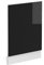 Vicco Frontblende R-Line, Schwarz Hochglanz/Weiß, 45 cm ohne Arbeitsplatte