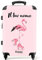 NoBoringSuitcases.com Kinderkoffer, Reisekoffer Personalisiert, Kinderkoffer Mädchen, Koffer Groß, Koffer Kinder, Koffer Pink, Rollkoffer Mittelgroß, Koffer Mittelgroß (Flamingo - Rosa 67 cm - 72 L)