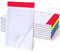 Jetec Notizblock, 8 Stück, kariert, 12,7 x 20,3 cm, 50 Blatt pro Notizblock, To-Do-Liste, Notizblock, Punktraster, liniert, Notizbuch für Schule, Uni, Büro, Ingenieure, Arbeit, Zeichnen, Journaling
