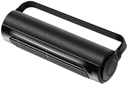 Dislsokrhov Vortex Air Bladeless Tower Fan Heater Oscillating Hot Cold Camping Rechargeable Air Conditioner For Car Usb Powered Bladeless Fan Portable Air Front And Rear Seat Cooler High Wind Power