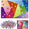 CHUNNIN Colors on Colors 1000 Piece Jigsaw Puzzle for Adults Gradient Cascade Puzzle Rainbow Jigsaw Puzzle Challenge for Adults Kids Birthday Gifts Premium Interlocking Fit 28 x 20 Inch