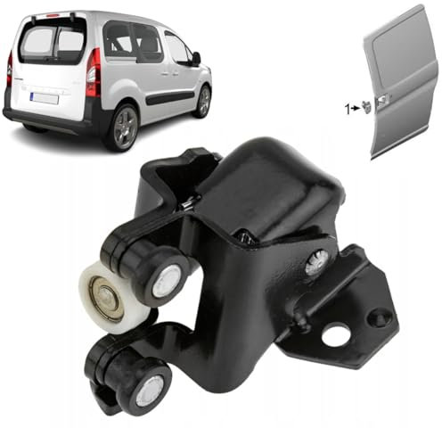 Rouleau Galet de Guidage de porte coulissante latérale droite compatible pour Citroën Berlingo I et II et Peugeot Partner I et II 9033Z1 9680486580