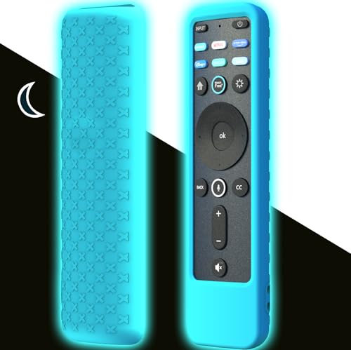 Schutzhülle für VIZIO Voice Remote Control, XRT260 Cover für VIZIO Smart TV Fernbedienung 2021 2023/2021 V-Serie Skin Glow in The Dark Blue