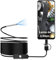 Telecamera di ispezione endoscopica 3in1, videoscopio con obiettivo da 3,9 mm, telecamera HD 1280*720P, 6 luci LED, cavo semirigido da 1,5 ml, impermeabile IP67, compatibile con Android, PC (non iOS)