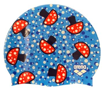 Kopfhörer Arena Silikon Swim Cap zum Schwimmen Pilze Mushrooms