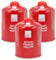 Greenfields 3 x 450g Butane-Propane Gas Cartridges – EN417 Screw-On Camping Gas Canisters with Resealable Valves | Fuel for Portable Camping Stoves, Heaters & Lantern
