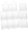 DEARMAMY 10pcs PVC Handbag Festival Pouches for Alcohol Wine Bags Portable Wine Bottle Bag