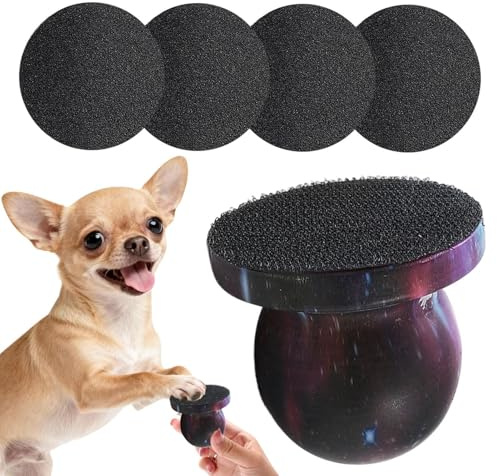 gifyym Dog Nail Grinder | 4 Replaceable Discs with Wooden Handle, Dog Nail Grinder, for Grooming Cutting and Cleaning, Gentle Care at Home or in the Pet Shop