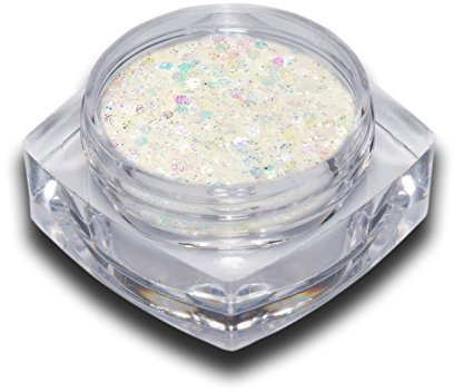 Unicorn Einhorn Glitter Mix Weiss Glitzer Puder Nailart