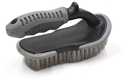 sourcingmap Plastic Handle Carpet Mat Chair Scrubbing Cleaning Brush for Home Car