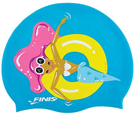 FINIS Unisex-Adult Floaty Mermaid Silicone Cap, One Size