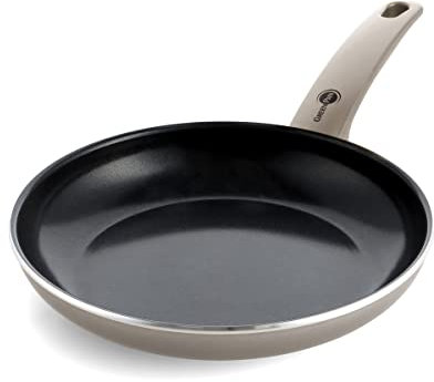 GreenPan Cambridge Sartén de Cerámica antiadherente saludable de 24 cm, sin PFAS, inducción, apta para lavavajillas, apta para horno, bronce