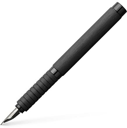 Faber-Castell 148481 - Füller Essentio, Feder F, Aluminium schwarz