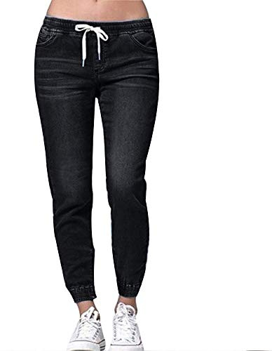 Morbuy Jean Femme Taille Haute Grande Taille, Stretch Skinny Slim Sexy Déchiré Troué Crayon Pantalons Droit Bootcut Push Up Boyfriend Denim Pants Casual Rétro