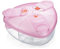 MAM Milchpulverspender, Milchpulver Box zum einfachen Befüllen von Babyflaschen, Milchpulverportionierer fasst bis zu 3 Portionen, 0+ Monate, Tiger/Vogel, rosa/tiger