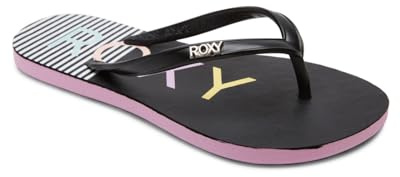 Roxy Viva Stamp, Sandal, BLACK/BERRY,