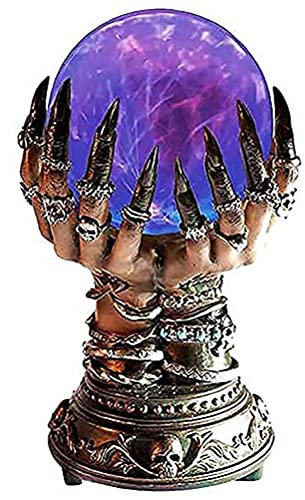 TBEONE Halloween Hexe Himmlische Kristallkugel mit magischem Blinkeffekt