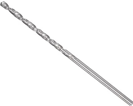 CoCud Solid Carbide Drill Bits, 1.5mm Diameter, Left Hand YG6X (C3/K10) Tungsten Carbide Straight Shank Twist Drill Bits - (Applications: for Stainless Steel Alloy), 1-Piece