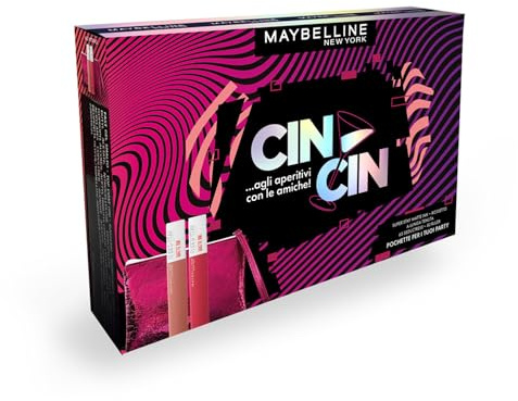 Maybelline SuperStay Matte Ink Lippenstift, langanhaltend, 65 Seductress und langanhaltender Lippenstift SuperStay Matte Ink, Farbton 80 Ruler