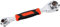ENESEA Verstellbarer Universalschlüssel, Tiger Wrench 48 in 1 Universal-Steckschlüssel Multifunktions-Steckschlüssel Funktioniert mit Spline Bolts 6-Point Red