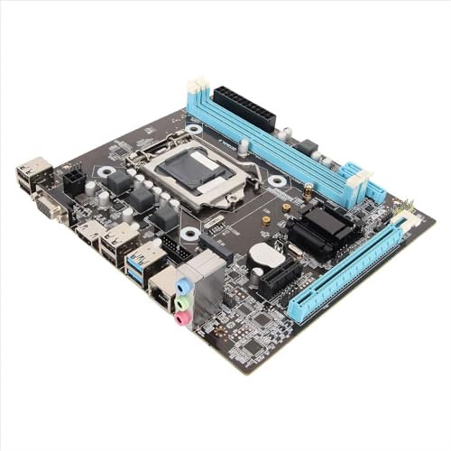 Nuwo H81 Placa Base Micro-ATX LGA 1150, Compatible con Procesadores Intel i3/i5/i7 de 4ta Generación, 2 Ranuras para Ram DDR3, Ranura M.2 NVME, HDMI, VGA, LAN, PCI-e x16, Bulk