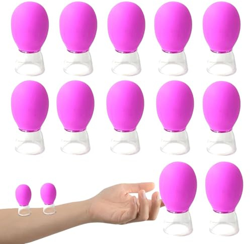 Ungtyb Ensemble de tasses en silicone, tasses faciales en silicone,Ventouses de massage du corps | Coupelles de corps et de dos pour le massage du dispositif de ventouses de beauté en silicone