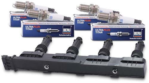 ATEC Germany Zündspule + 4x Zündkerze