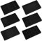 Duscdesp 6Pcs Schmucktablett,Schmuckaufbewahrung,Schmuck Organizer Schublade,Samt Stapelbar Schmuckeinsatz,Schmuckaufbewahrung Schublade für Ohrringe Ring Armband Broschen Halsketten (Schwarz)