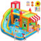 hüpfburg Outdoor mit gebläse hüpfburgen Kinder aufblasbare hüpfburg draußen XXL Outdoor für Erwachsene groß hüpfburg mit rutsche geeignet für Kinder 424 ×388 ×238 cm