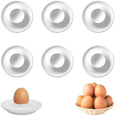 Egg Cups 6, Egg Cups, Egg Cups Kids, Plastic Egg Cup, Egg Rack Set, Soft Boiled Egg Tray, Easy to Clean, Used for Breakfast, Dinner, Kitchen