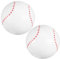 Vaguelly 2 Stück Aufblasbarer Baseball Pool-Baseball Für Pool Poolball Aufblasbarer Wasserball Aufblasbare Bälle Dekorativer Aufblasbarer Ball Strandball Wasserball PVC Weiß