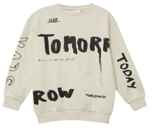 s.Oliver Oversized Sweatshirt mit All-Over-Print