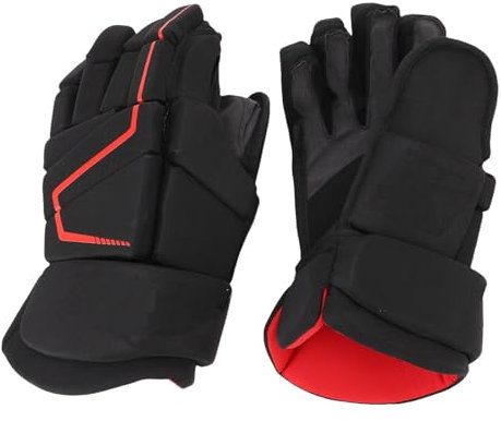 Depisuta Eishockeyhandschuhe, Atmungsaktive Roller Street Hockey -Handschuhe, Nylon Eva Foam Lacrosse Handschuh Leichte Schutzausrüstung für Hockeyspieler, Jugendliche, Junior & Senior (10 Zoll)
