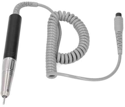 Nail Drill Handpiece Replacement,Adjustable High Speed Quiet Replacement Handle,Nail Drills Handle Machine,for Nail Polishing Machine (Black)