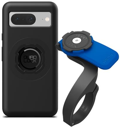 Quad Lock Out Front Handlebar Bike Phone Mount (V3) with MAG Phone Case for Google Pixel 8