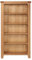 Hallowood Furniture Cotswold Oak Wide CD/DVD Storage Unit, 5-Tier Solid Wooden Media CD Rack, Holds 250CDs or 175DVDs, DVD/CD Tower, Trendy Oak Furniture for Living Room, Bedroom or Offices