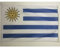AZ FLAG Bandera Nautica de Uruguay 45x30 cm - Pabellón de Conveniencia Uruguaya 30 x 45 Cm, Bandera de Barco con anillas